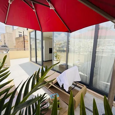 6 Kj Penthouse In The Village Centre Lägenhet